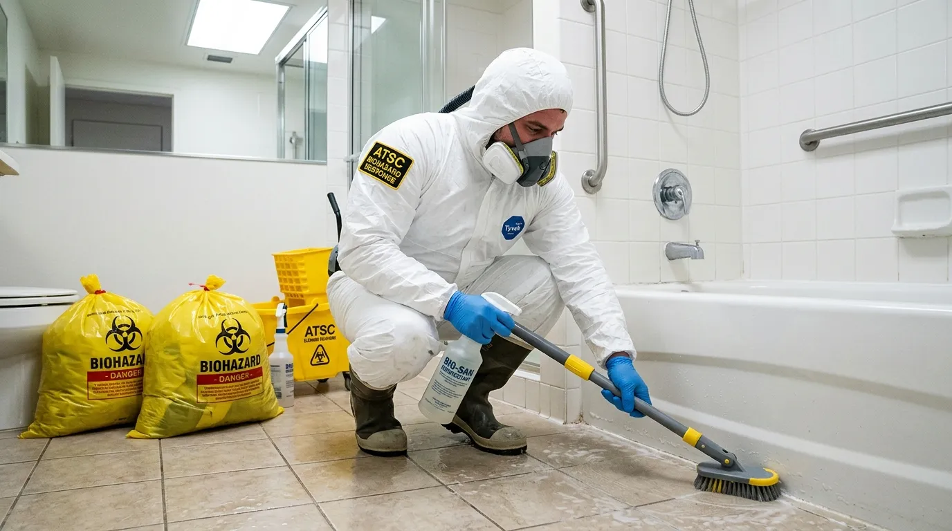 Decontamination equipment deployed for Blood Cleanup in Rockville Centre